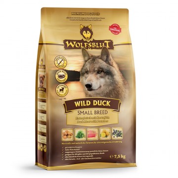 Wb761491wolfsbluttrockenfutterwildducksmallbreedfrontside75kg